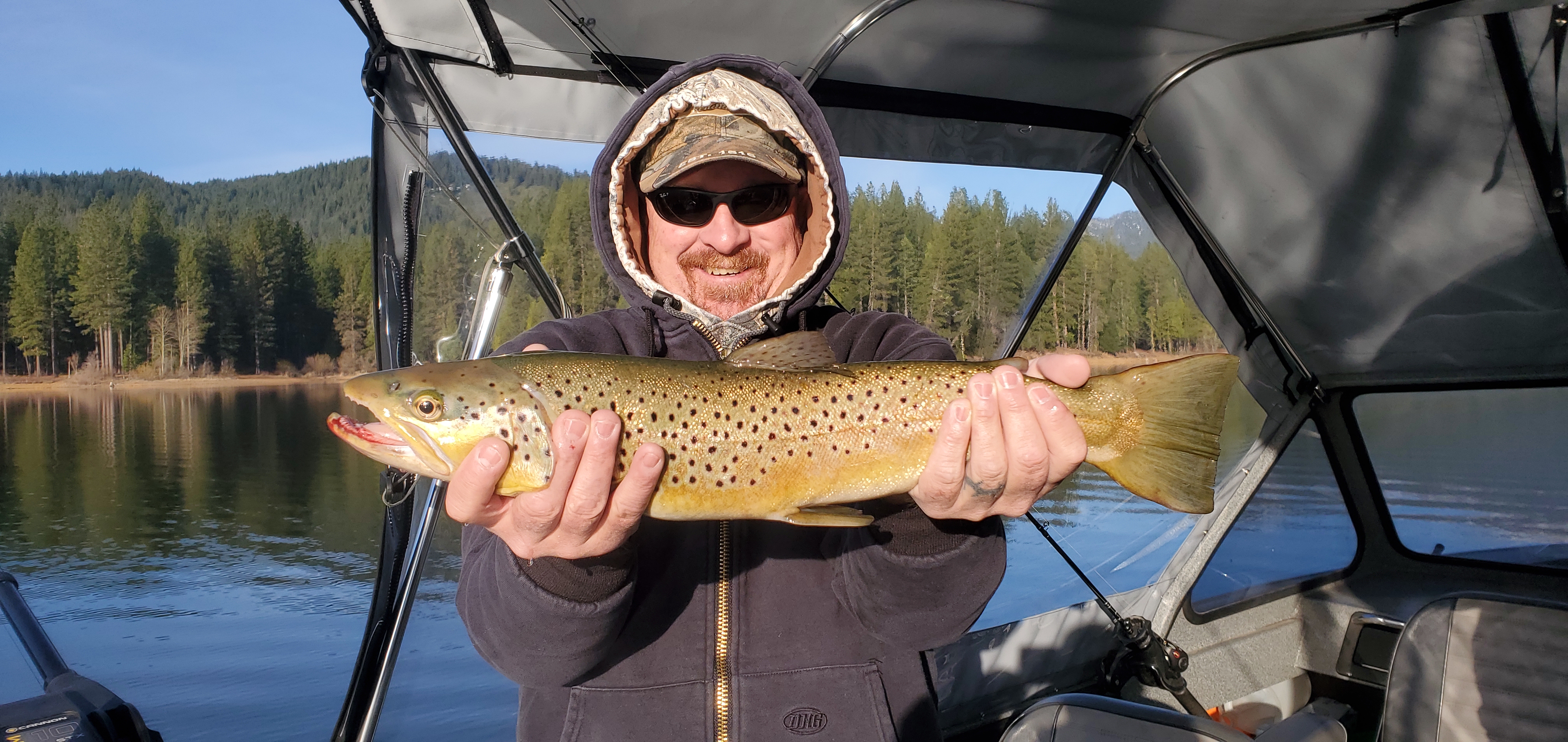 April 2021 Lake Siskiyou Brown Trout